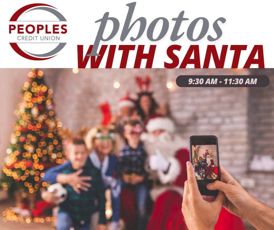 Photos with Santa photos with santa 9:30am - 11:30am