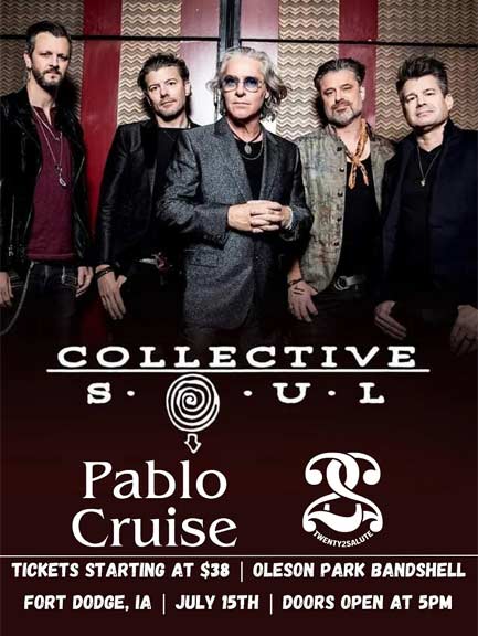 Collective Soul / Pablo Cruise Live in Ft Dodge