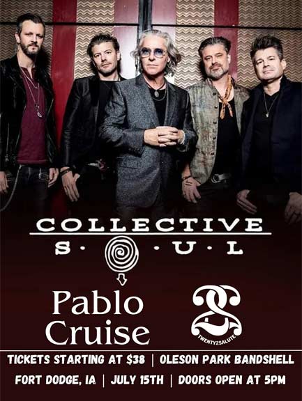 Collective Soul / Pablo Cruise Live in Ft Dodge Collective Soul / Pablo Cruise Live in Ft Dodge